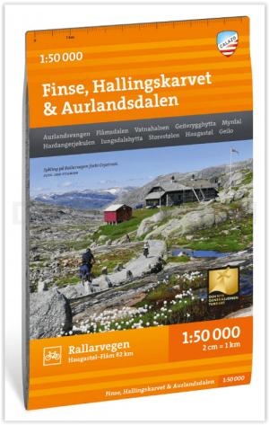 Wandelkaart Tourkaart 070 Finse- Hallingskarvet & Aurlandsdalen - Calazo