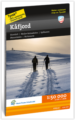 Wandelkaart Tourkaart 170 Kåfjord Troms og Finnmark - Calazo