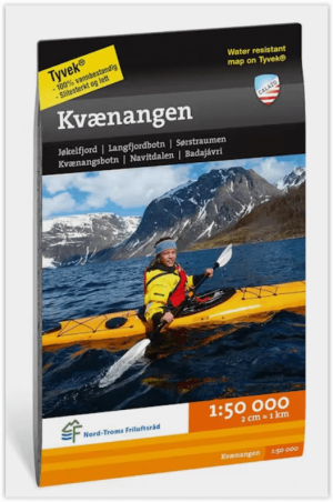 Wandelkaart Tourkaart 180 Kvænangen Troms of Finnmark - Calazo