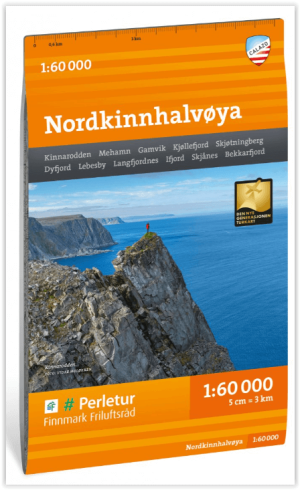 Wandelkaart Tourkaart 260 Nordkinnhalvøya - Calazo