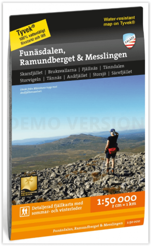 Wandelkaart Fjallkarta 030 Funäsdalen & Ramundberget - Calazo