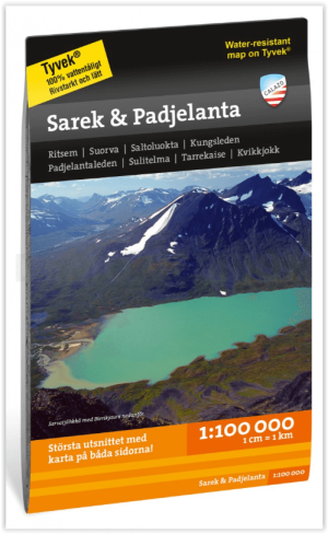 Wandelkaart Bergkaart 070 Sarek NP & Padjelanta - Calazo
