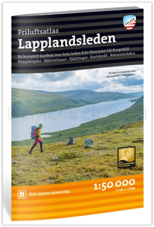 Wandelgids Friluftsatlas 050 Lapplandsleden - Calazo