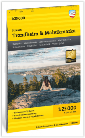 Wandelkaart Stikart 060 Trondheim & Malvikmarka - Calazo