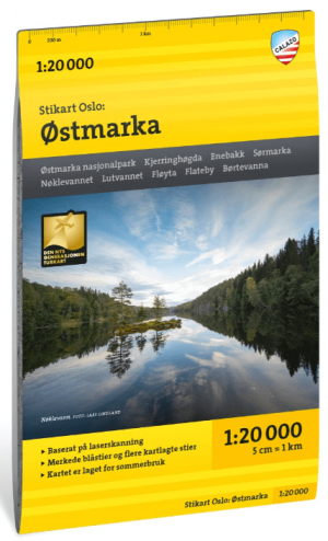 Wandelkaart Stikart 050 Oslo Ostmarka - Calazo