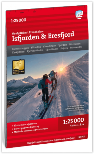 Wandelkaart Hoogalpinekaart 280 Isfjorden & Eresfjord - Calazo