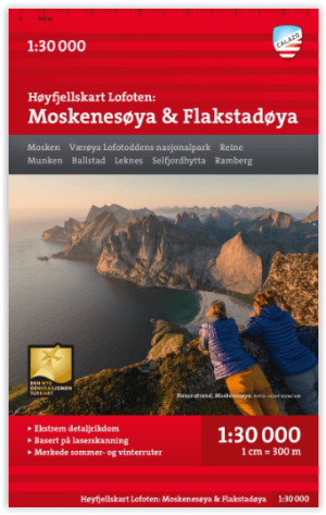 Wandelkaart Hoogalpinekaart 180 Moskenesøya & Flakstadøya- Calazo