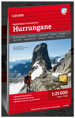 Wandelkaart Hoogalpinekaart 140 Hurrungane - Calazo