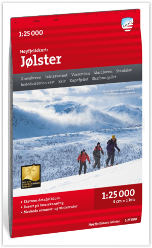 Wandelkaart Hoogalpinekaart 090 Jølster - Calazo
