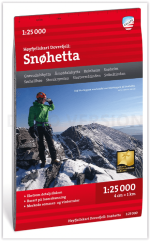 Wandelkaart Hoogalpinekaart 020 Dovrefjell Snøhetta NP - Calazo
