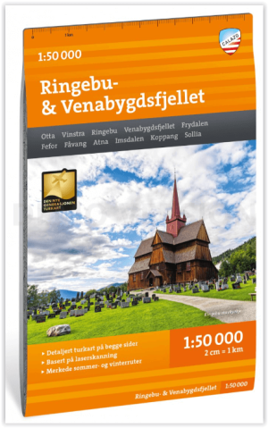 Wandelkaart Tourkaart 440 Venabygdsfjellet - Calazo