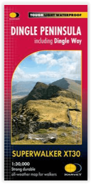 Wandelkaart XT30 Dingle Peninsula - Dingle Way - Harvey Maps
