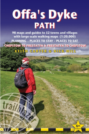 Wandelgids Offa's Dyke path - Prestatyn to Chepstow - Trailblazer