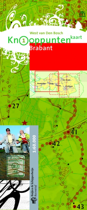 Fietsknooppuntkaart Brabant 1 - Buijten & Schipperheijn 