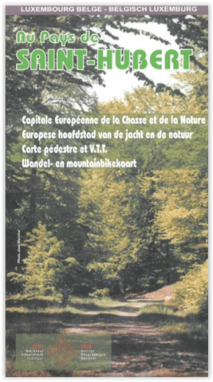 Wandel- en mountainbike kaart St-Hubert - NGI