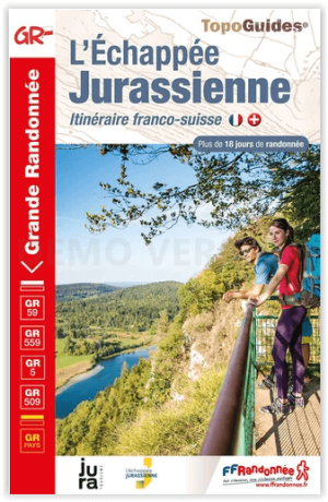 Wandelgids 0390 L'échappée Jurassienne GR59 - FFR