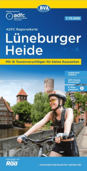 Fietskaart ADFC Regionalkarte Lüneburger Heide - ADFC