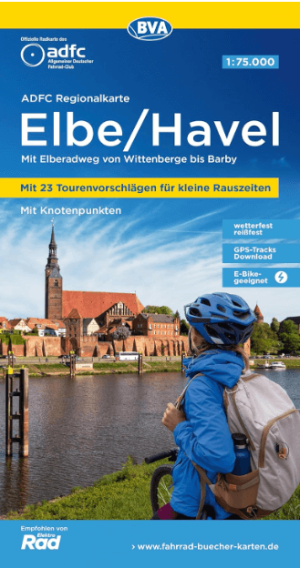 Fietskaart Elbe & Havel - BVA-Bikemedia