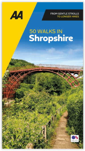Wandelgids 50 walks in Shropshire England - AA