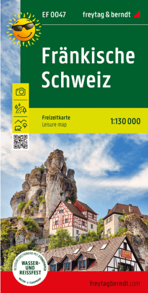 Wandelkaart Fränkische Schweiz Erlebnisführer - F&B