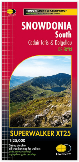 Wandelkaart XT25 Snowdonia South - Harvey Maps