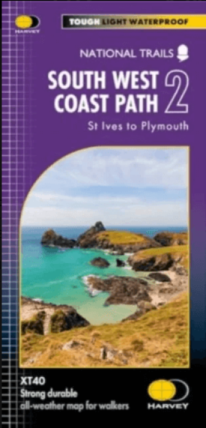 Wandelkaart South West Coast Path 2 - Harvey maps