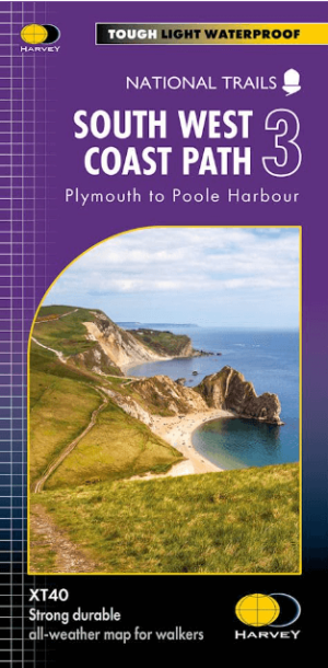 Wandelkaart South West Coast Path 3 - Harvey Maps