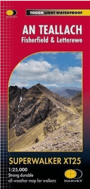 Wandelkaart XT25 An Teallach- Fisherfield & Letterewe - Harvey Maps