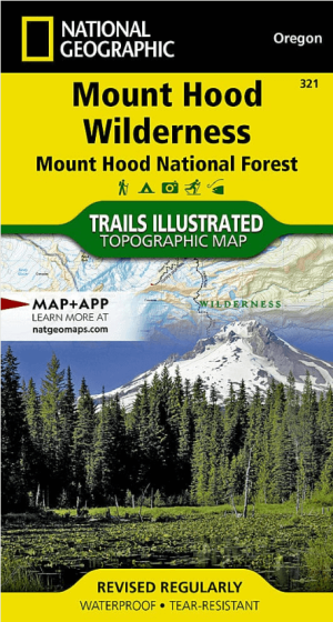 Wandelkaart 321 Mount Hood National Forest & Wilderness - Nat Geo