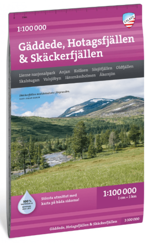 Wandelkaart Bergkaart 010 Hotagsfjällen & Skäckerfjällen - Calazo