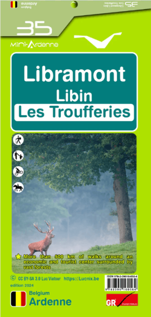 Wandelkaart 35 Libramont- Libin & Les Troufferies - Mini Ardenne