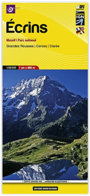 Wandelkaart 05 Massif de Ecrins - Didier Richard