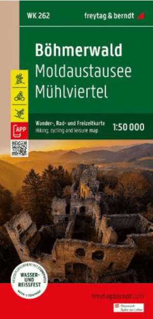 Wandelkaart Böhmerwald- Moldaustausee & Mühlviertel - F&B
