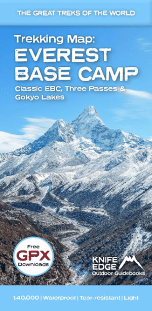 Wandelkaart 160M Everest Base Camp - Knife Edge