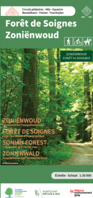 Wandelkaart Zoniënwoud - NGI