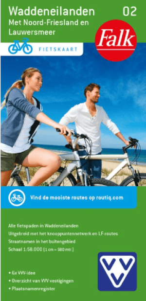 Falk VVV Fietskaart 02 Waddeneilanden +N-Friesland & Lauwersmeer - Falk