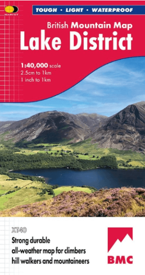 Wandelkaart Lake District National Park XT40 - Harvey Maps
