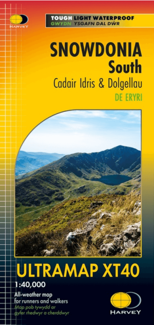 Wandelkaart Snowdonia Zuid XT40 ultra - Harvey Maps