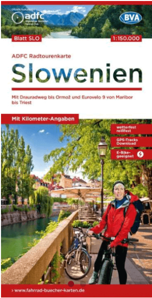 Fietskaart SLO Slovenië - BVA-Bikemedia