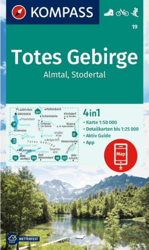 Wandelkaart 19 Totes Gebirge - Kompass