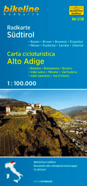 Fietskaart STIR Zuid-Tirol & Bolzano - Estenbauer