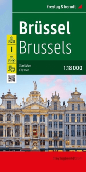 Stadskaart plattegrond Brussel - Freytag & Berndt