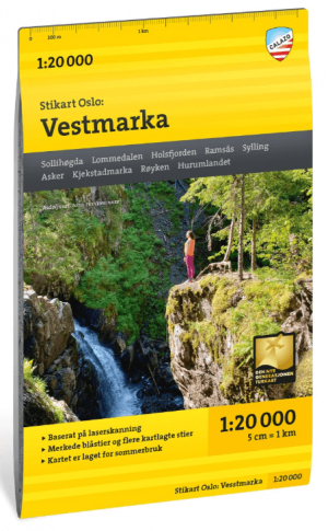 Wandelkaart Stikart 020 Oslo Vestmarka - Calazo