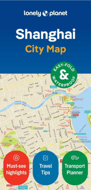 Stadskaart Shanghai China city map - Lonely Planet