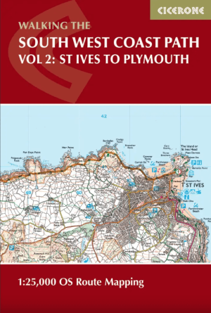 Wandelgids Part 2 SWCP Map Booklet St Ives to Plymouth - Cicerone