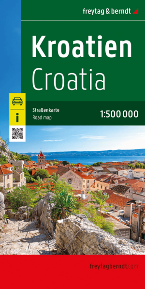 Landkaart Wegenkaart Kroatië - Freytag & Berndt