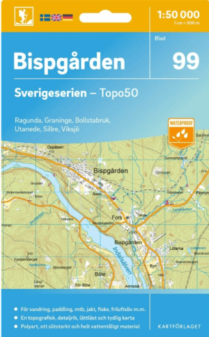 Wandelkaart 99 Sverigeserien Bispgården - Norstedts
