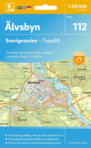 Wandelkaart 112 Sverigeserien Älvsbyn - Norstedts