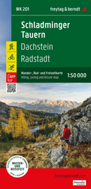 Wandelkaart 201 Schladminger Tauern, Dachstein & Radstadt - F&B