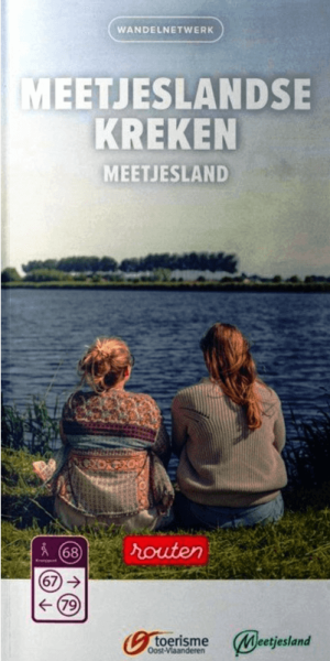 Wandelkaart Meetjeslandse kreken - Toersiem Oost-Vlaanderen